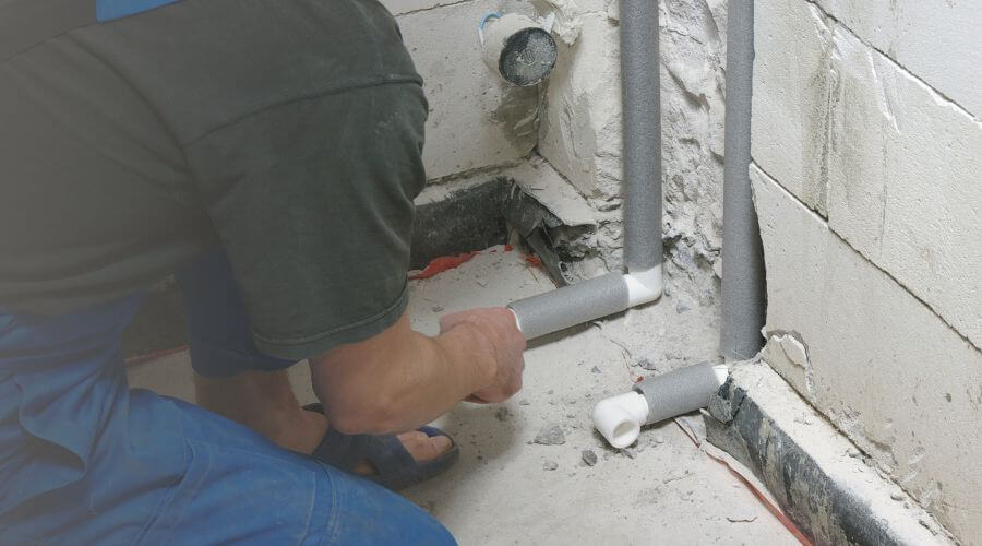Expert burst pipe repair services in Mont Belvieu, TX